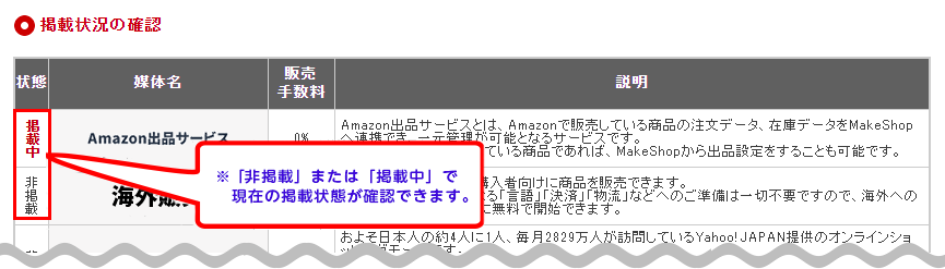 まとめ売り 商品明細は画像と説明文にて確認 掲載状況の確認 – オンラインマニュアル